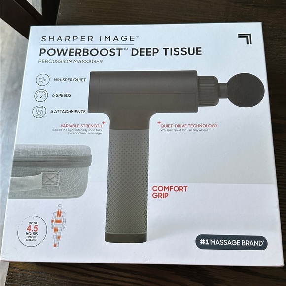 SHARPER IMAGE Powerboost Deep Tissue Percussion Massager - Picture 1 of 4